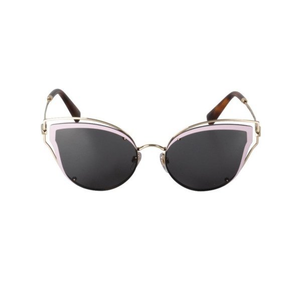 Valentino Pink Black Cat Eye Sunglasses - Picture 1 of 5